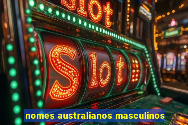 nomes australianos masculinos